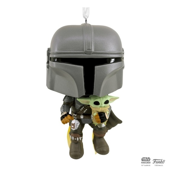 NEW Hallmark THE MANDALORIAN & GROGU - FUNKO POP! Fun Christmas Ornament - Picture 6 of 6